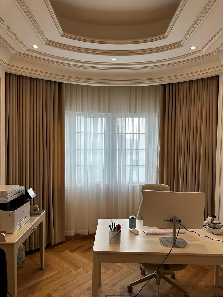 Luxury office curtains - Doha Interiors Qatar